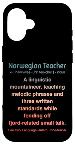Norwegischlehrer Hülle für iPhone 16 von Norwegian Teacher Gifts & Tees