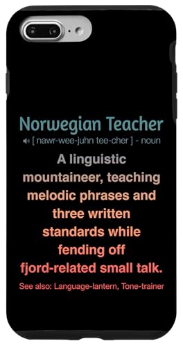 Norwegischlehrer Hülle für iPhone 7 Plus/8 Plus von Norwegian Teacher Gifts & Tees
