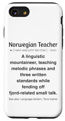 Norwegischlehrer Hülle für iPhone SE (2020) / 7 / 8 von Norwegian Teacher Gifts & Tees