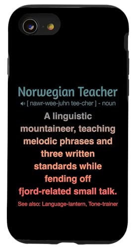 Norwegischlehrer Hülle für iPhone SE (2020) / 7 / 8 von Norwegian Teacher Gifts & Tees