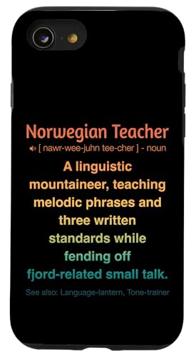 Norwegischlehrer Hülle für iPhone SE (2020) / 7 / 8 von Norwegian Teacher Gifts & Tees