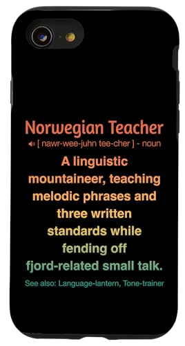 Norwegischlehrer Hülle für iPhone SE (2020) / 7 / 8 von Norwegian Teacher Gifts & Tees