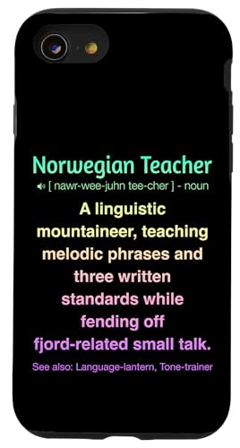 Norwegischlehrer Hülle für iPhone SE (2020) / 7 / 8 von Norwegian Teacher Gifts & Tees