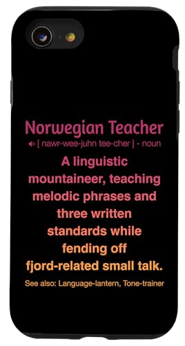Norwegischlehrer Hülle für iPhone SE (2020) / 7 / 8 von Norwegian Teacher Gifts & Tees