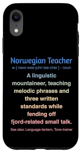 Norwegischlehrer Hülle für iPhone XR von Norwegian Teacher Gifts & Tees