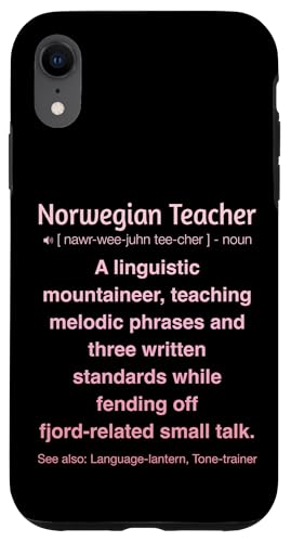 Norwegischlehrer Hülle für iPhone XR von Norwegian Teacher Gifts & Tees