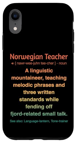 Norwegischlehrer Hülle für iPhone XR Norwegischlehrer Hülle für iPhone XR von Norwegian Teacher Gifts & Tees