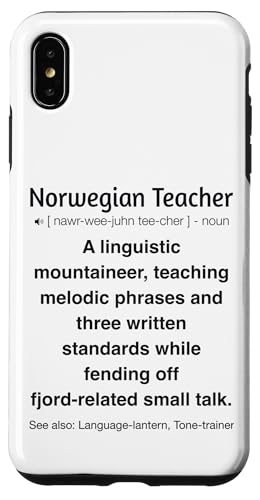 Norwegischlehrer Hülle für iPhone XS Max von Norwegian Teacher Gifts & Tees