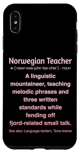 Norwegischlehrer Hülle für iPhone XS Max von Norwegian Teacher Gifts & Tees