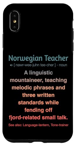 Norwegischlehrer Hülle für iPhone XS Max von Norwegian Teacher Gifts & Tees
