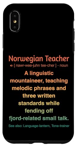 Norwegischlehrer Hülle für iPhone XS Max von Norwegian Teacher Gifts & Tees