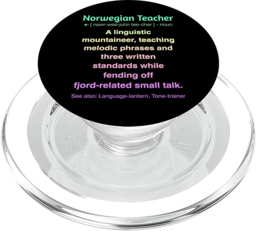 Norwegischlehrer PopSockets PopGrip für MagSafe von Norwegian Teacher Gifts & Tees