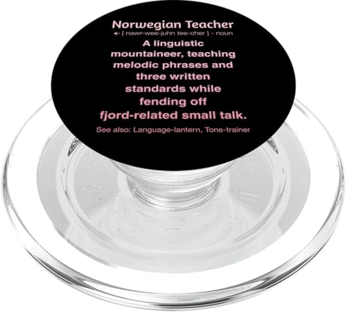 Norwegischlehrer PopSockets PopGrip für MagSafe von Norwegian Teacher Gifts & Tees