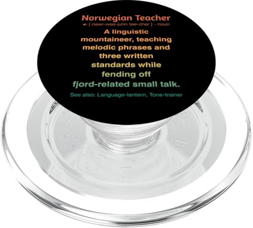 Norwegischlehrer PopSockets PopGrip für MagSafe von Norwegian Teacher Gifts & Tees