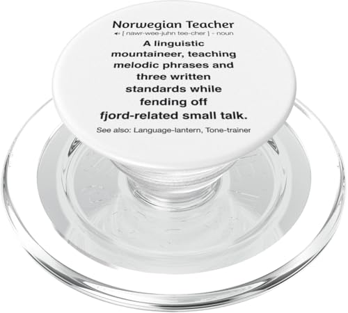 Norwegischlehrer PopSockets PopGrip für MagSafe von Norwegian Teacher Gifts & Tees