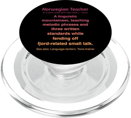 Norwegischlehrer PopSockets PopGrip für MagSafe von Norwegian Teacher Gifts & Tees