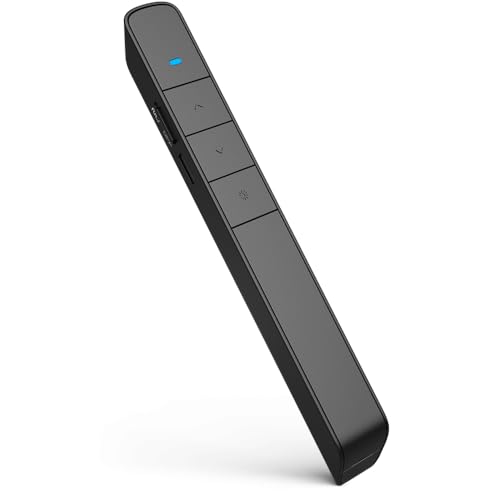 NORWII N75 Wireless Presenter mit grünem Licht, 330FT Office Präsentationsfernbedienungen Präsentationsklicker für Powerpoint-Präsentationen NORWII N75 Wireless Presenter mit grünem Licht, 330FT Office Präsentationsfernbedienungen Präsentationsklicker für Powerpoint-Präsentationen von Norwii