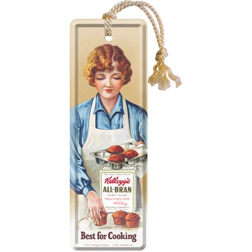 Nostalgic-Art 45017 "Kellogg's Best for Cooking" Metall-Lesezeichen, 5 x 15 cm von Nostalgic-Art