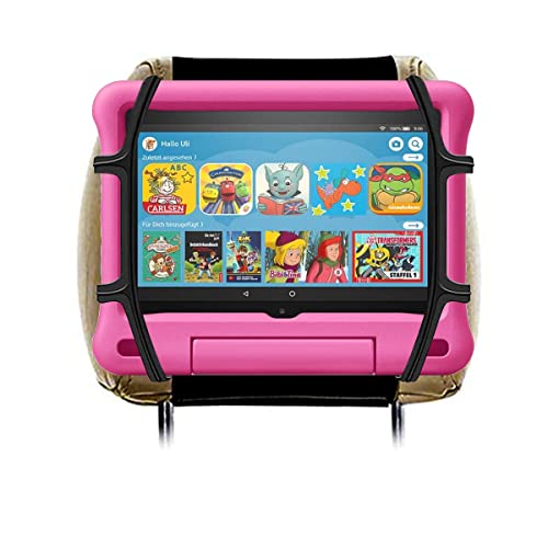 Nosxxus Tablet Kopfstützenhalterung,Tablet Halterung Auto, LKW Tablet Kopfstützenhalterung, Universal KFZ iPad Halter mit Silikon Haltenetz für Allen Kindle Fire, iPad und Tablet (Large) von Nosxxus