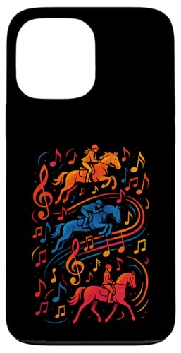 Pferd Pferde Musiknoten Springreiten Hülle für iPhone 13 Pro Max Pferd Pferde Musiknoten Springreiten Hülle für iPhone 13 Pro Max von Notenschlüssel Pferdefreunde Sprüche Mädels Spruch