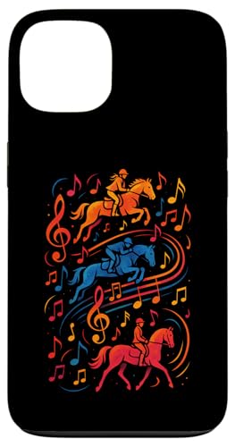 Pferd Pferde Musiknoten Springreiten Hülle für iPhone 13 Pferd Pferde Musiknoten Springreiten Hülle für iPhone 13 von Notenschlüssel Pferdefreunde Sprüche Mädels Spruch