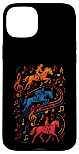 Pferd Pferde Musiknoten Springreiten Hülle für iPhone 15 Plus Pferd Pferde Musiknoten Springreiten Hülle für iPhone 15 Plus von Notenschlüssel Pferdefreunde Sprüche Mädels Spruch