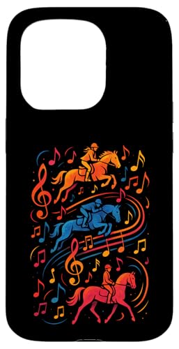 Pferd Pferde Musiknoten Springreiten Hülle für iPhone 15 Pro Pferd Pferde Musiknoten Springreiten Hülle für iPhone 15 Pro von Notenschlüssel Pferdefreunde Sprüche Mädels Spruch