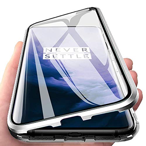 Für Oppo Find X2 Lite Hülle,【Vorn + Hinten 9H Glas,Stark Magnetisch Case mit Magnetischer Adsorptionskasten Metall Rahmen 360 Grad Komplett Schutzhülle für Oppo Find X2 Lite Cover von Nother