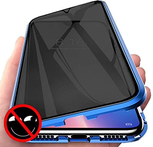 Nother Anti-peep Magnetische Hülle für Samsung Galaxy A70 mit Sichtschutz Handyhülle 360 Grad Doppelseitig Gehärtetes Glas Schutzhülle Magnetische Adsorption Anti-Spähen Sichtschutz Anti-Spy Case von Nother