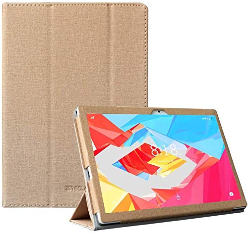 Nother Hülle für Chuwi Hi10 XR, Ultra Schlank Schutzhülle Etui mit Standfunktion Smart Case Cover für Chuwi Hi10 XR 10.1 Zoll, Gold von Nother