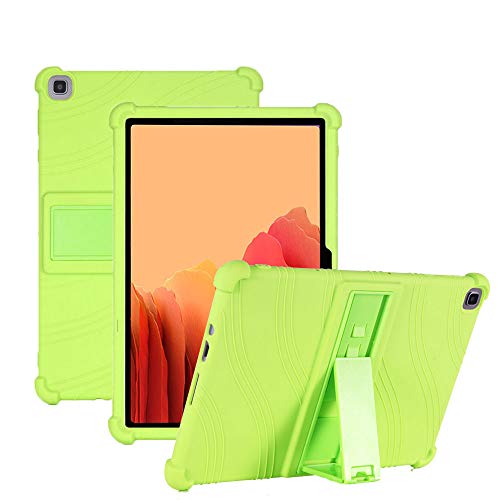 Nother Hülle für Galaxy Tab A7 10.4 2020, Leicht Silikon Weich Kindgerechte Hülle mit Standfunktion für Samsung Galaxy Tab A7 T500/T505/T507 10.4 2020, Grün von Nother