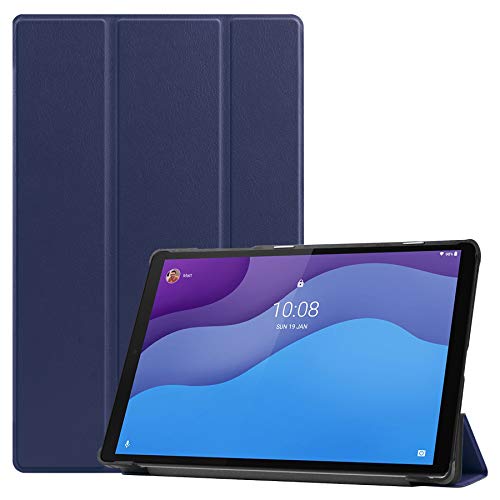 Nother Hülle für Lenovo Tab M10 HD (2nd Gen) 10.1, Ultra Schlank Schutzhülle Etui mit Standfunktion Smart Case Cover für Lenovo Tab M10 HD (2nd Gen) 10.1, Blau von Nother