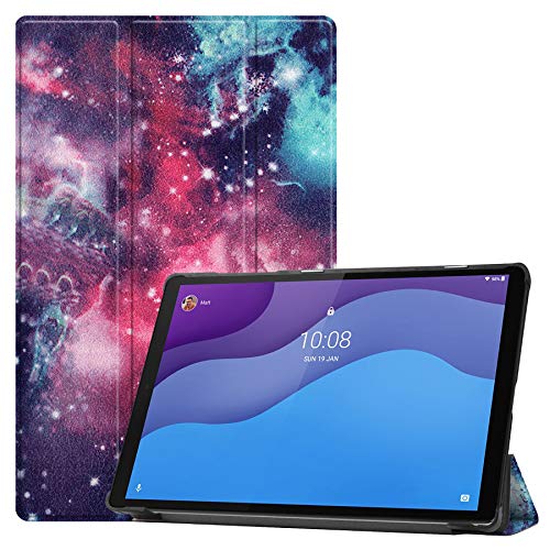 Nother Hülle für Lenovo Tab M10 HD (2nd Gen) 10.1, Ultra Schlank Schutzhülle Etui mit Standfunktion Smart Case Cover für Lenovo Tab M10 HD (2nd Gen) 10.1, Galaxis von Nother