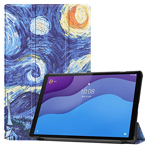 Nother Hülle für Lenovo Tab M10 HD (2nd Gen) 10.1, Ultra Schlank Schutzhülle Etui mit Standfunktion Smart Case Cover für Lenovo Tab M10 HD (2nd Gen) 10.1, Himmel von Nother