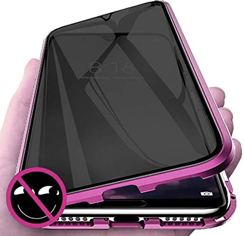 Nother Wishcover Anti-peep Magnetische Hülle für iPhone 12 mit Sichtschutz Handyhülle 360 Grad Doppelseitig Gehärtetes Glas Schutzhülle Magnetische Adsorption Anti-Spähen Sichtschutz Anti-Spy Case von Nother