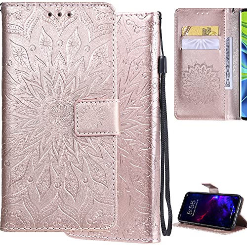 Nothers DodoBuy Hülle für Samsung Galaxy A12 5G, Sonnenblume Muster Flip PU Leder Schutzhülle Handy Tasche Case Cover Stand mit Kartenfach - Rosegold Nothers DodoBuy Hülle für Samsung Galaxy A12 5G, Sonnenblume Muster Flip PU Leder Schutzhülle Handy Tasche Case Cover Stand mit Kartenfach - Rosegold von Nothers