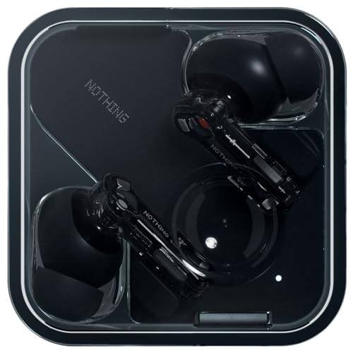 Nothing Ear kopfhörer kabellos Bluetooth mit ChatGPT-Integration, Hi-Res-Audio, Aktive Geräuschunterdrückung, Fortgeschrittener Equalizer, und bis zu 40,5 Stunden Wiedergabezeit - Schwarz Nothing Ear kopfhörer kabellos Bluetooth mit ChatGPT-Integration, Hi-Res-Audio, Aktive Geräuschunterdrückung, Fortgeschrittener Equalizer, und bis zu 40,5 Stunden Wiedergabezeit - Schwarz von Nothing