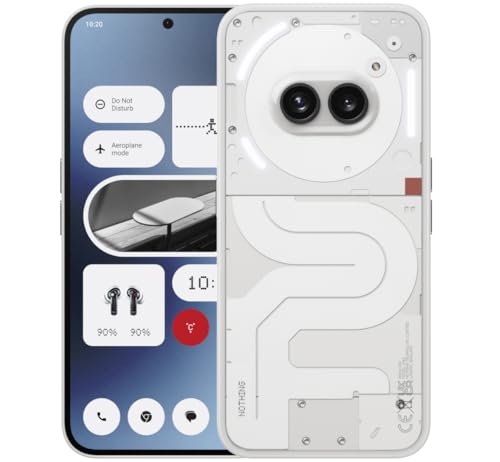 Nothing Phone (2a) 8+128GB - Handy ohne vertrag mit Nothing OS 2.5 - Milchweiß von Nothing