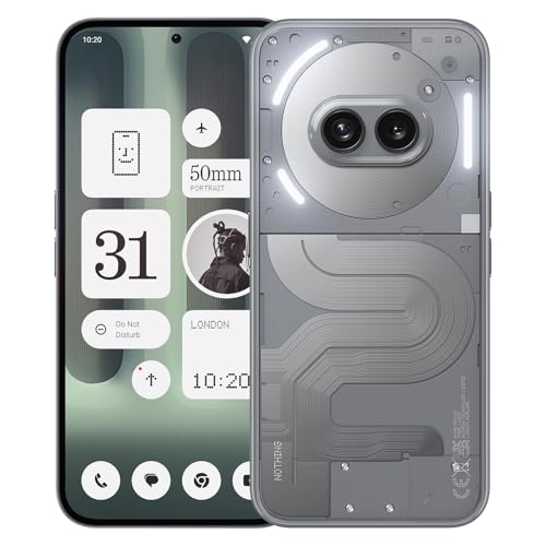 Nothing Phone (2a) Plus 12+256GB - Handy ohne vertrag mit 50-MP-Frontkamera, 50-W-Schnellladefunktion, OS 2.6 - Grau von Nothing