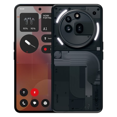 Nothing Phone (3a) Pro 12/256GB Dual-SIM schwarz Android 15 Smartphone von Nothing