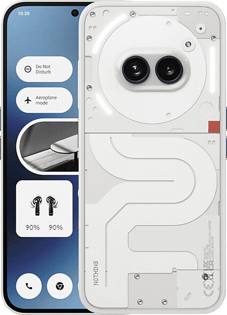 Nothing Phone 2a 256GB Dual-SIM milchweiß von Nothing