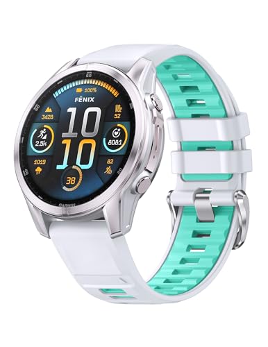 Kompatibel mit Garmin Fenix 7s/Fenix 6s/Fenix 5s, Ersatzarmband Garmin Quickfit 20mm für Garmin Fenix 6s Pro/7s Pro/Fenix 8 43mm/Descent mk3 Armband, PFAS-Frei Kompatibel mit Garmin Fenix 7s/Fenix 6s/Fenix 5s, Ersatzarmband Garmin Quickfit 20mm für Garmin Fenix 6s Pro/7s Pro/Fenix 8 43mm/Descent mk3 Armband, PFAS-Frei von NotoCity
