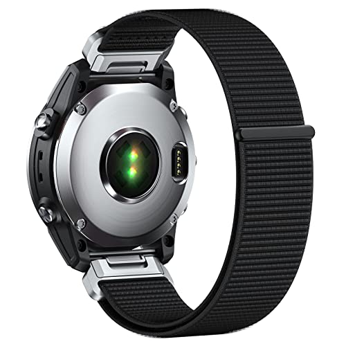 NotoCity 20mm Nylon Velcro Armband für Garmin Fenix 5s Fenix 6s Fenix 7s, Quick Fit Soft Armband für Fenix 5S Plus, Fenix 6S Pro,Instinct 2S,Descent Mk2S von NotoCity