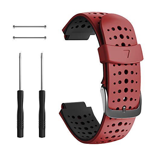 NotoCity Kompatibel mit Forerunner 235 Armband,Armband für Forerunner 235/230/220/620/630/735XT, Soft Silikon Ersatzband von NotoCity