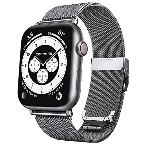 NotoCity Metallband für Apple Watch 8/7/SE/6/5/4/3/2/1/Ultra,Edelstahl Armband Kompatibel mit iWatch Series 38/40/41mm,42/44/45/49mm von NotoCity
