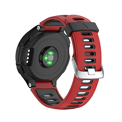 NotoCity für Garmin Forerunner 735XT Armband für Forerunner 235/230/220/620/630, Soft Silikon Ersatzband für Garmin 735XT von NotoCity