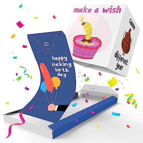 Notta&Belle FEEL LOVE EVERY MINUTE «BOOM!» Fcking Birthday Geburtstagskarte Lustige Explosion Konfetti, Surprise Explodierende Grußkarte Notta&Belle FEEL LOVE EVERY MINUTE «BOOM!» Fcking Birthday Geburtstagskarte Lustige Explosion Konfetti, Surprise Explodierende Grußkarte von Notta&Belle FEEL LOVE EVERY MINUTE