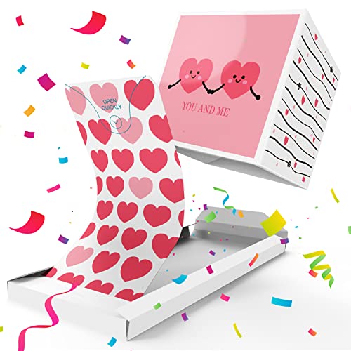 Notta&Belle FEEL LOVE EVERY MINUTE «BOOM!» Liebeskarte – zwei Liebesherzen (You and Me), Explosion mit Konfetti, Valentinskarte, Geschenkideen für Geburtstag, Valentinstag Notta&Belle FEEL LOVE EVERY MINUTE «BOOM!» Liebeskarte – zwei Liebesherzen (You and Me), Explosion mit Konfetti, Valentinskarte, Geschenkideen für Geburtstag, Valentinstag von Notta&Belle FEEL LOVE EVERY MINUTE