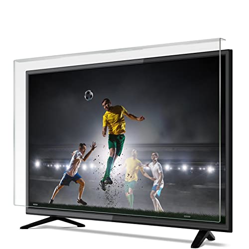 Notvex 32-65 Zoll Fernseher Schutz/ 100% Displayschutz garantiert/TV Bildschirmschutz/Schutzglas/Keine Kratzer/passend für alle Modelle (50 Zoll) von Notvex