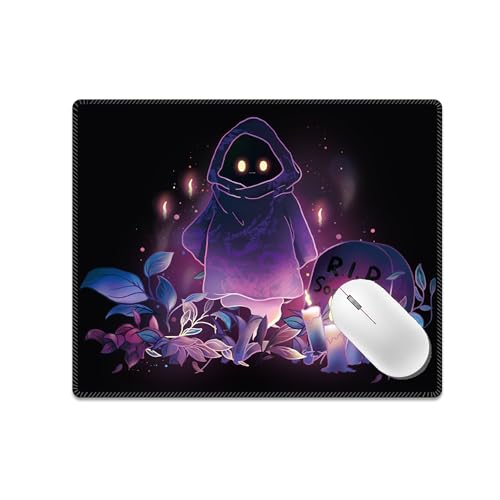 Nouiroy 3D-Anime-Mauspad für Damen, lustiges Gaming-Mauspad, rutschfest, Comic-Mädchen, Tastatur-Pad, Schreibtischunterlage, Arbeitszubehör, 25,9 x 21,1 cm (kleiner Geist) von Nouiroy
